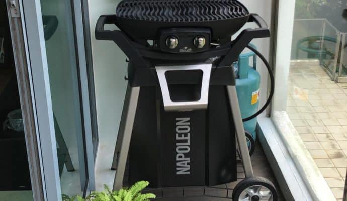 Napoleon PRO285 on cart