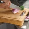 Napoleon Cutting Board with Stainless Steel Bowls 70012