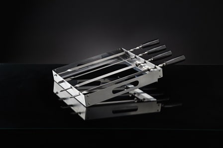 Napoleon PRO Series Stainless Steel Rotating Skewer Rack 70014