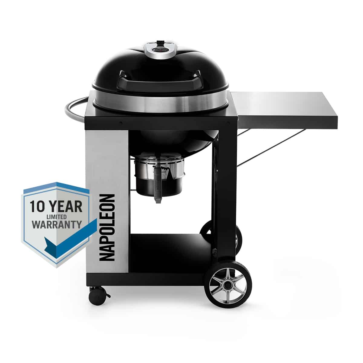 Napoleon PRO 22" Cart Charcoal Kettle BBQ Grill