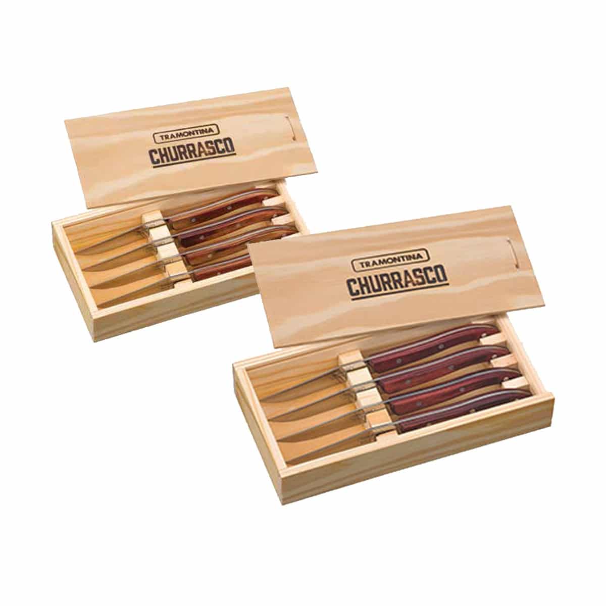 Tramontina 4 pc Steak Knives Red