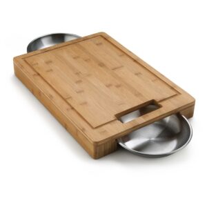 Napoleon Cutting Board with Stainless Steel Bowls 70012