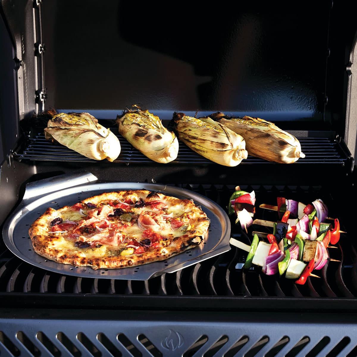 Napoleon Freestyle Hybrid Gas & Charcoal Grill Series