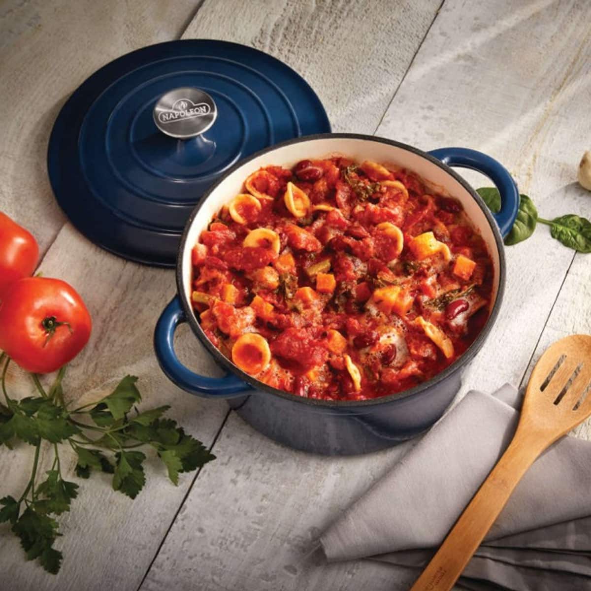 Napoleon Cast Iron Round Casserole Dish 70152