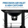Napoleon PRO 22" Cart Charcoal Kettle BBQ Grill  PRO22K-CART-3