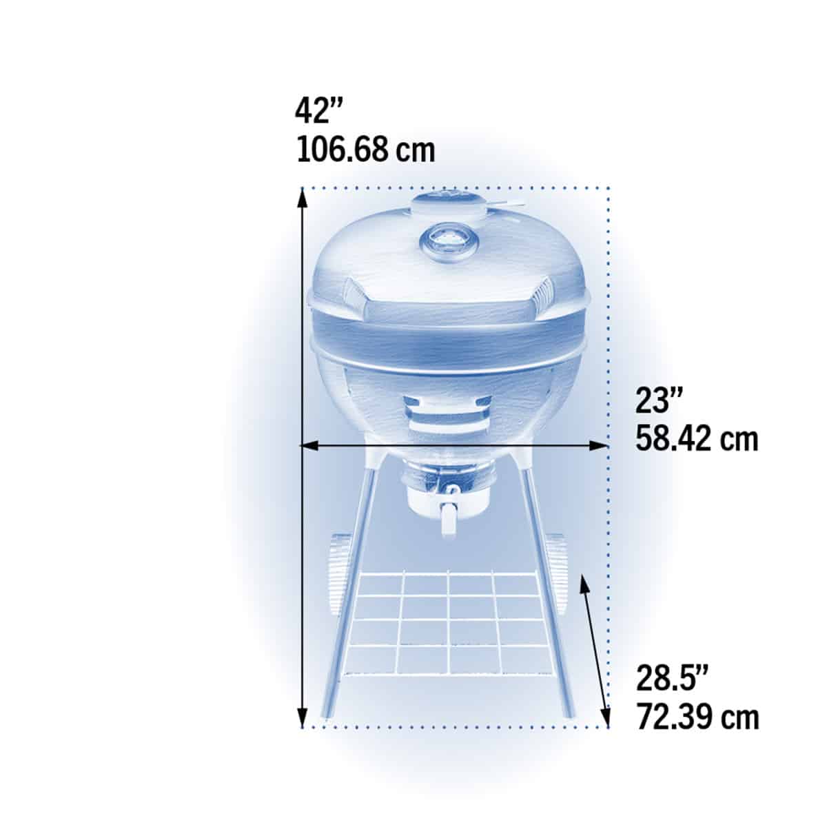 Napoleon PRO 22" Charcoal Kettle BBQ Grill