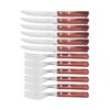 Tramontina 12 Piece Cutlery Set Red